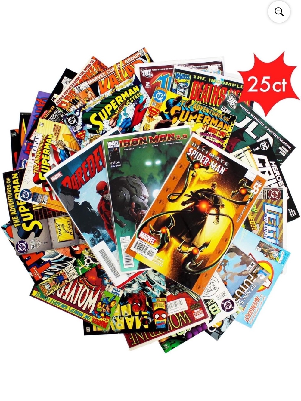 DC Comics Mixed Color Superhero Comic Pack